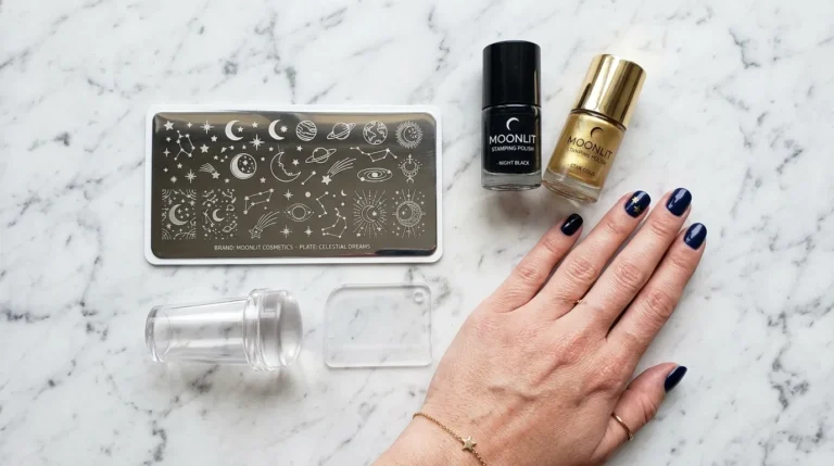 How to Use Nail Stamps for Star Patterns