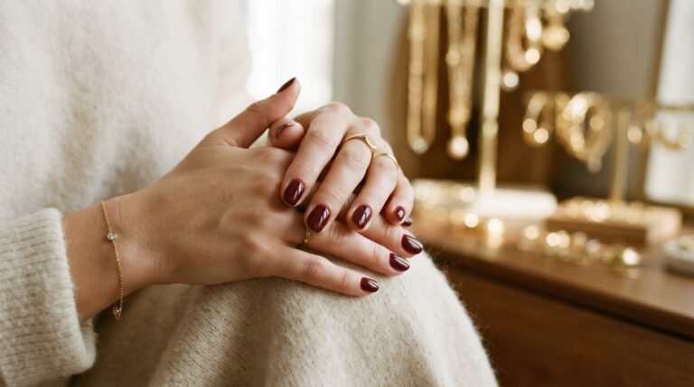 How to Do Burgundy Nail Art at Home Like a Pro