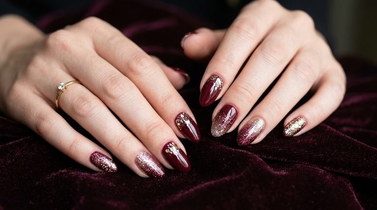 Maroon_nail_art_with_glitter_202608282005