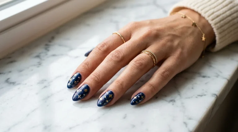 How to Apply Sparkle Star Nail Designs in Minutes