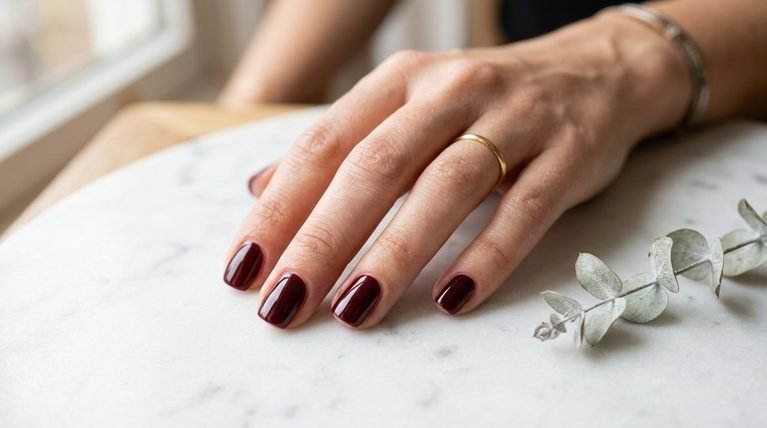 23 Affordable Budget-Friendly Burgundy Nail Art That Look High-End