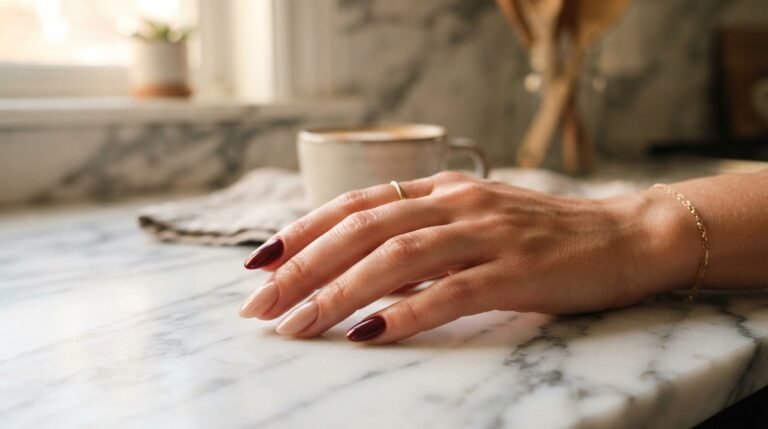 How to Blend Burgundy and Nude Nail Art for a Chic Everyday Look