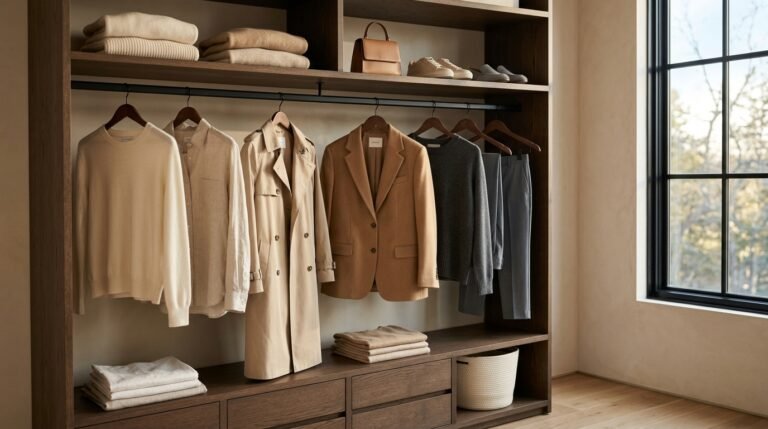 22 Aesthetic Minimalist Neutral Capsule Wardrobe Outfits for Simple Chic Style