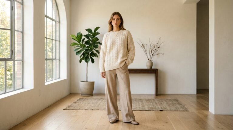 24 Cozy Neutral Capsule Wardrobe Casual Outfits for Everyday Comfort